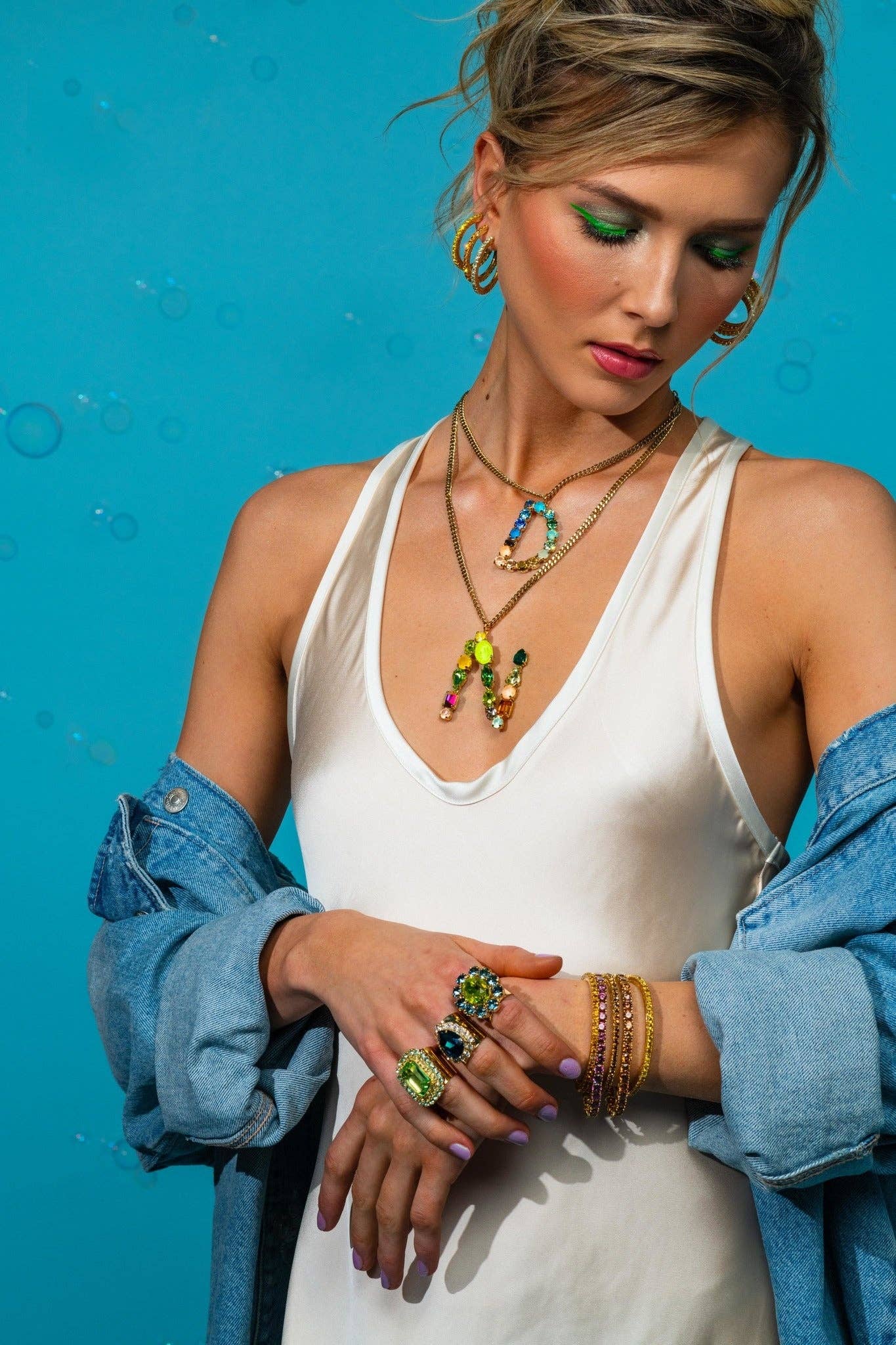 TOVA Slim Hoop Earrings