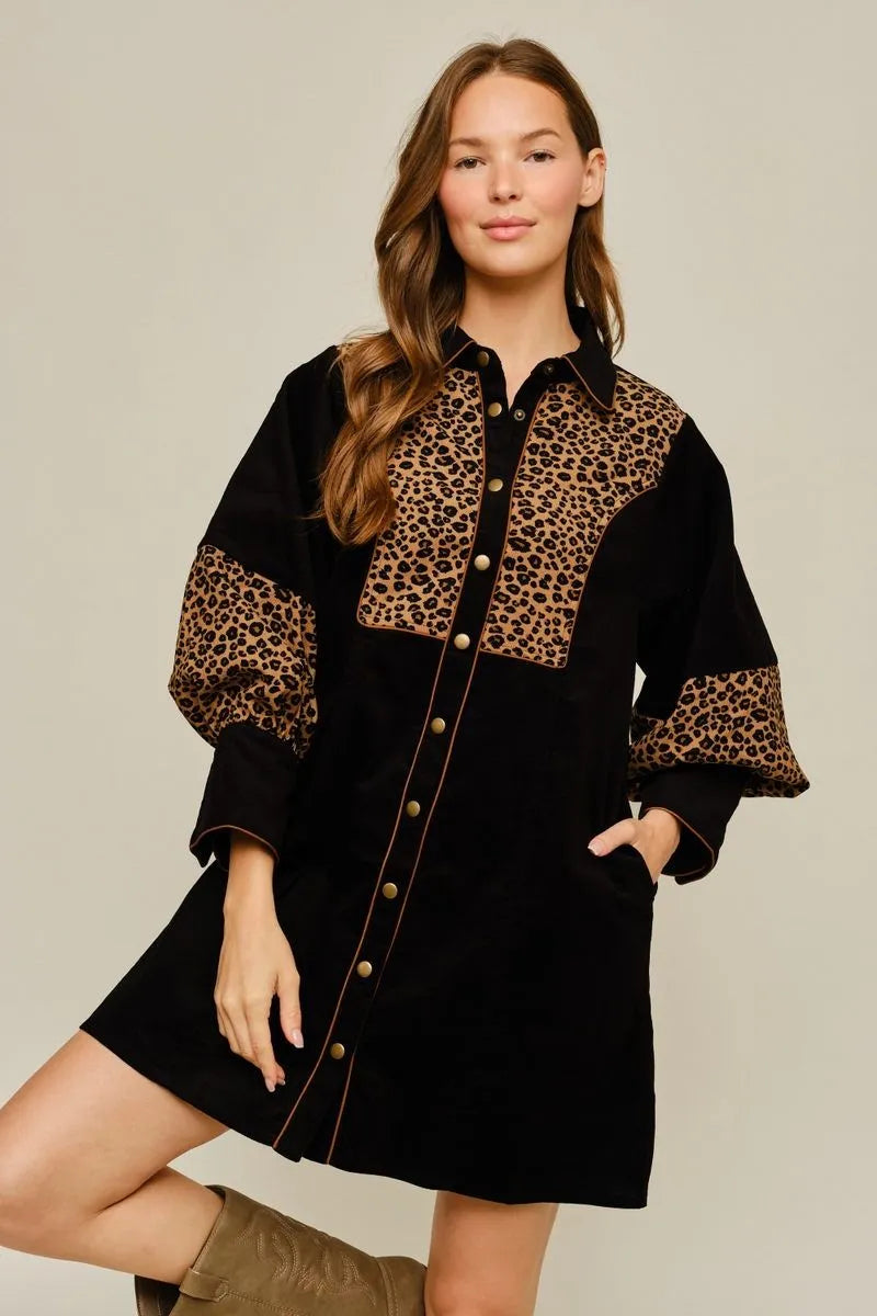 JODIFL BLACK DRESS S7007