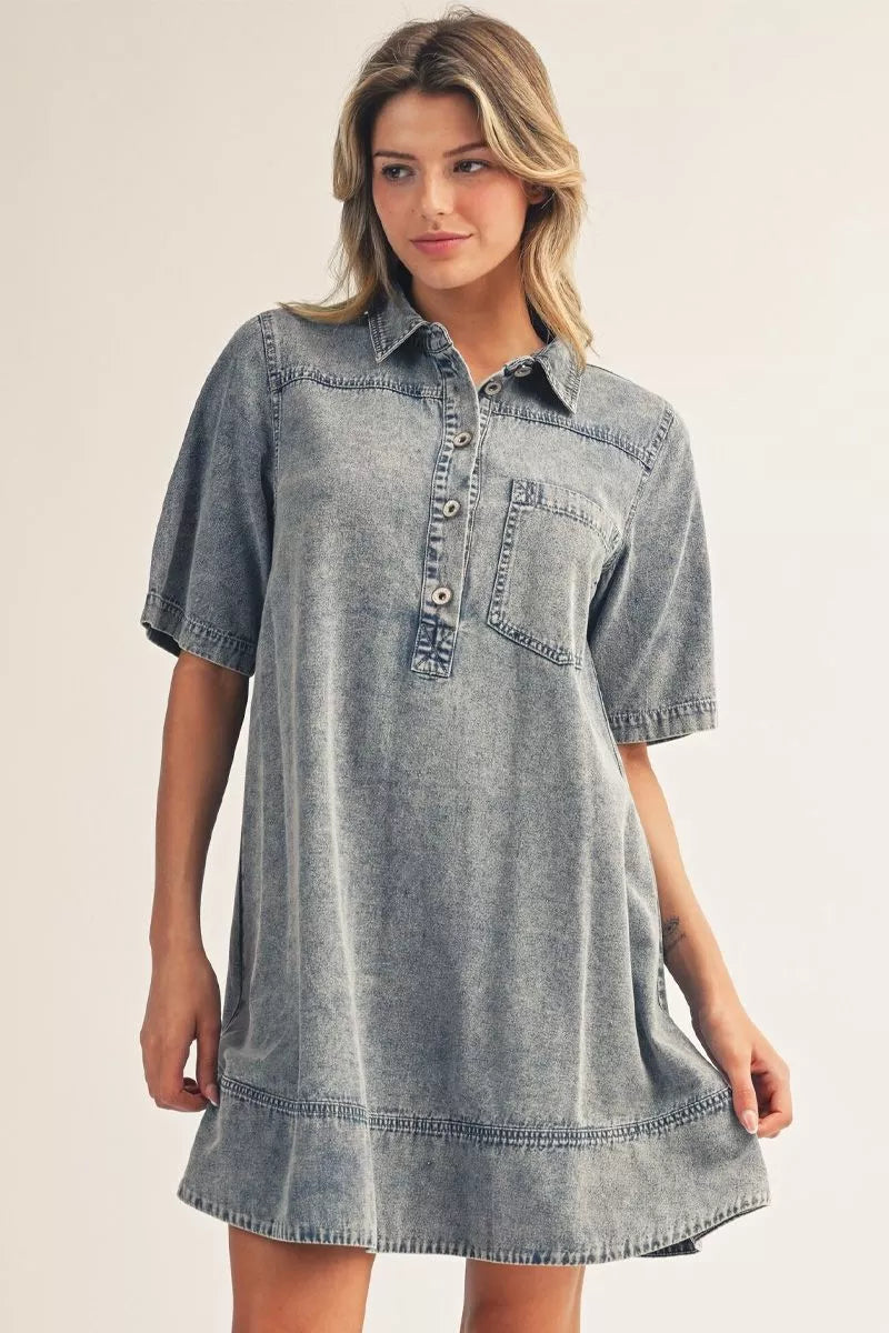 JODIFL DENIM DRESS R7070