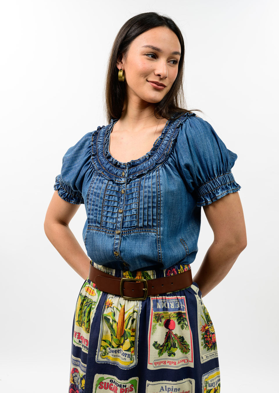 Ivy Jane Denim Top 621600