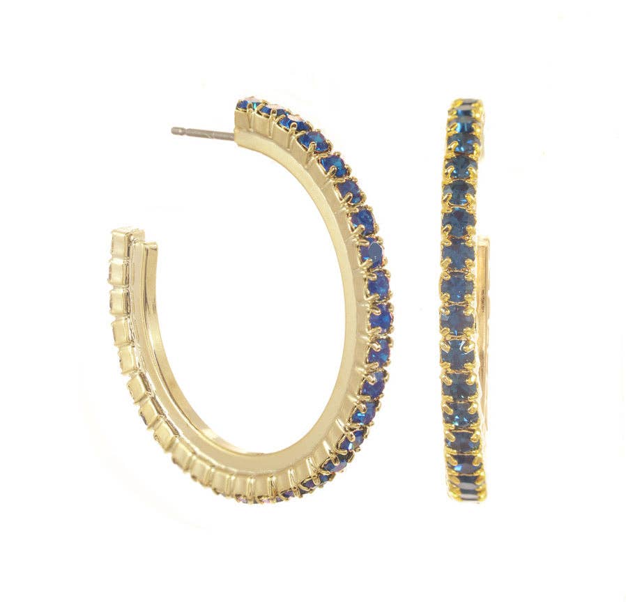 TOVA Slim Hoop Earrings