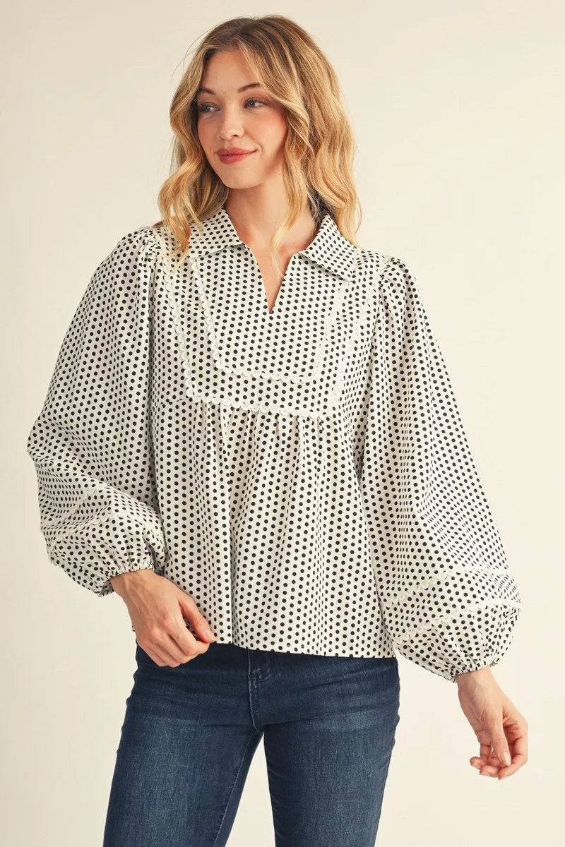 JODIFL OFF WHITE TOP H17387-1