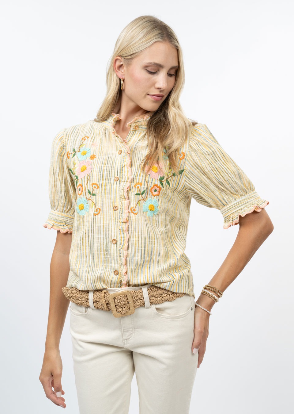 IJ EMBROID BLOUSE 641505