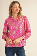 JODIFL HOT PINK TOP H12376-2