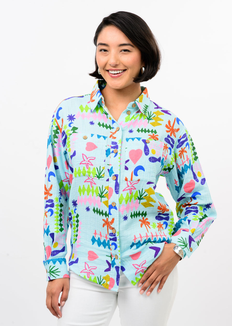 IJ CAMP SHIRT 650456