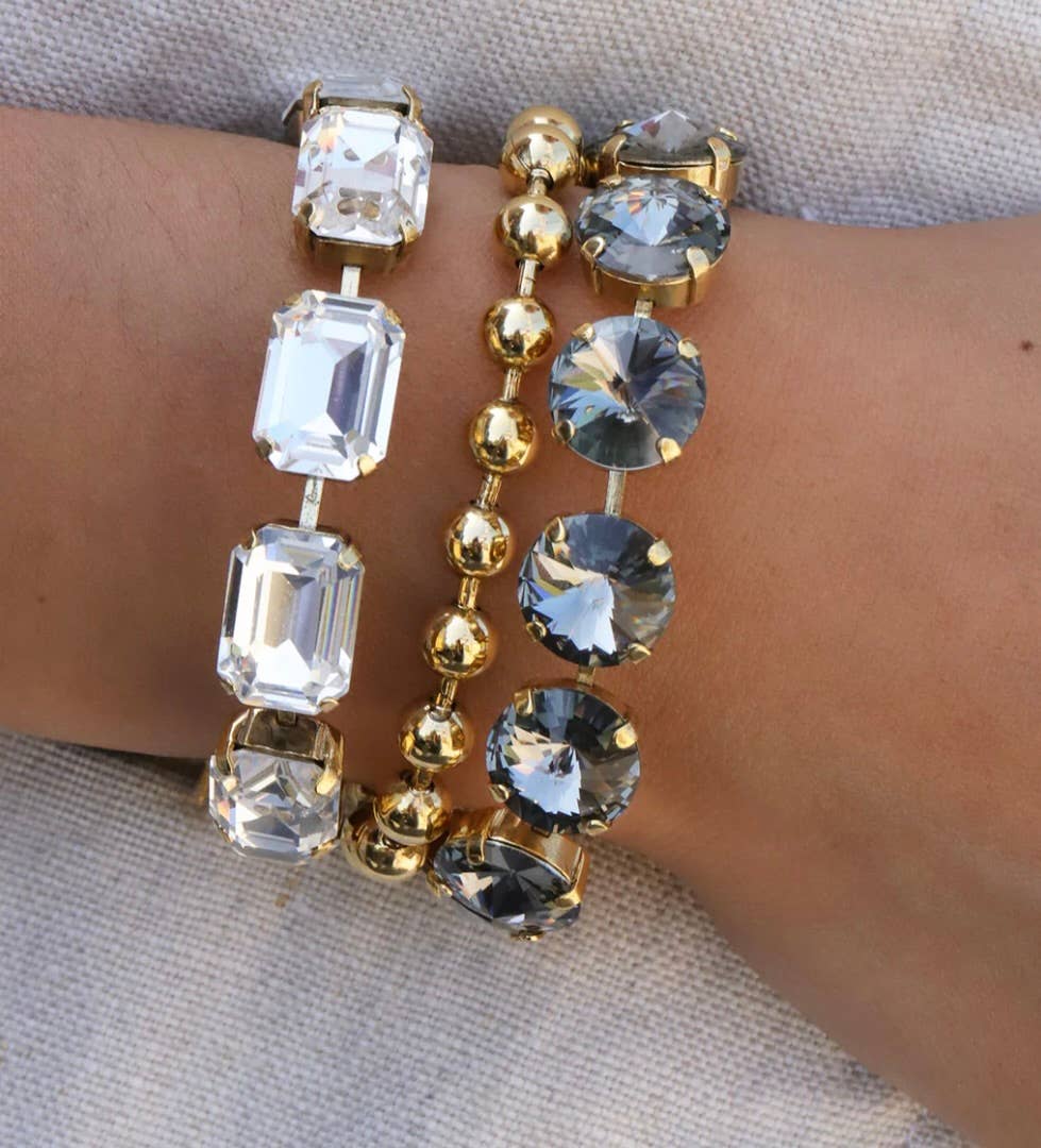 TOVA Monique Bracelet in Clear