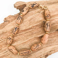 VIRTUE TUBE CORK STUDDED NECKLACE