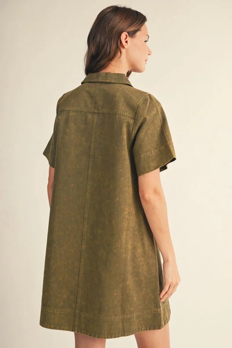 JODIFL OLIVE DRESS G51180