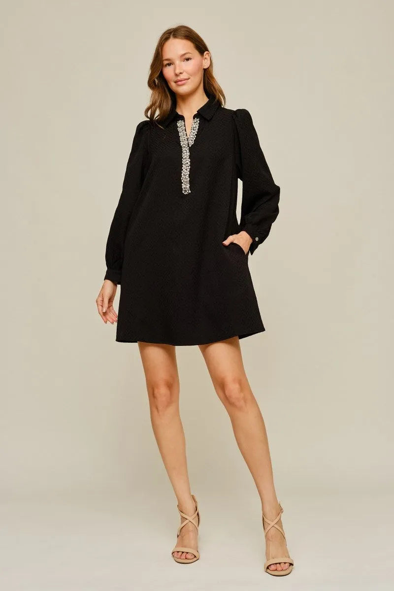 JODIFL BLACK DRESS B14261