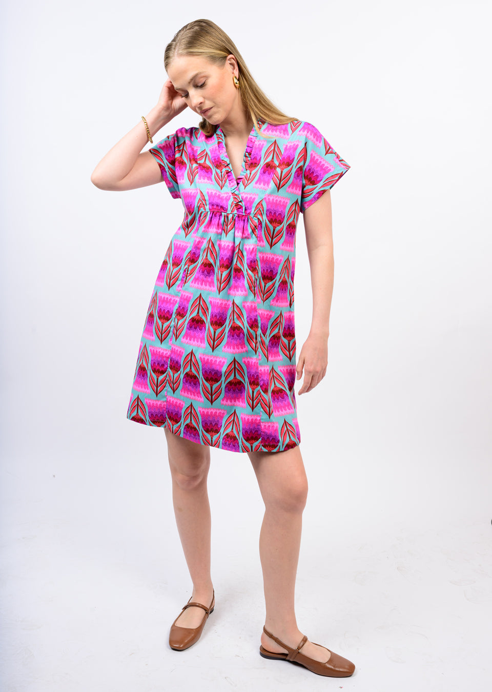 Uncle Frank Tulips Dress 72664