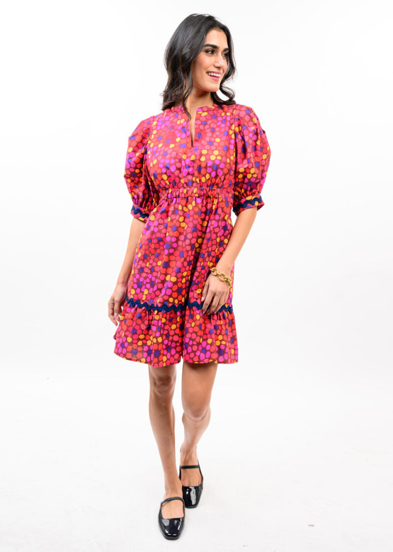 UF MULTI DOT DRESS 72725