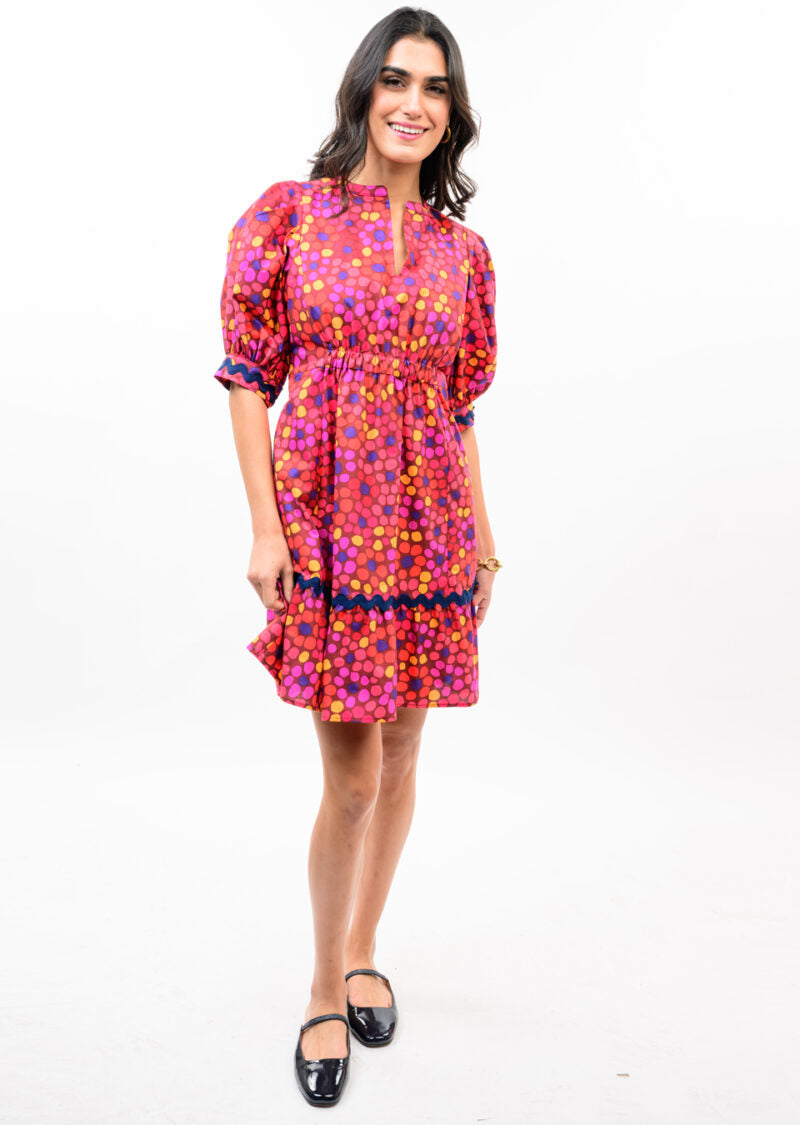 UF MULTI DOT DRESS 72725
