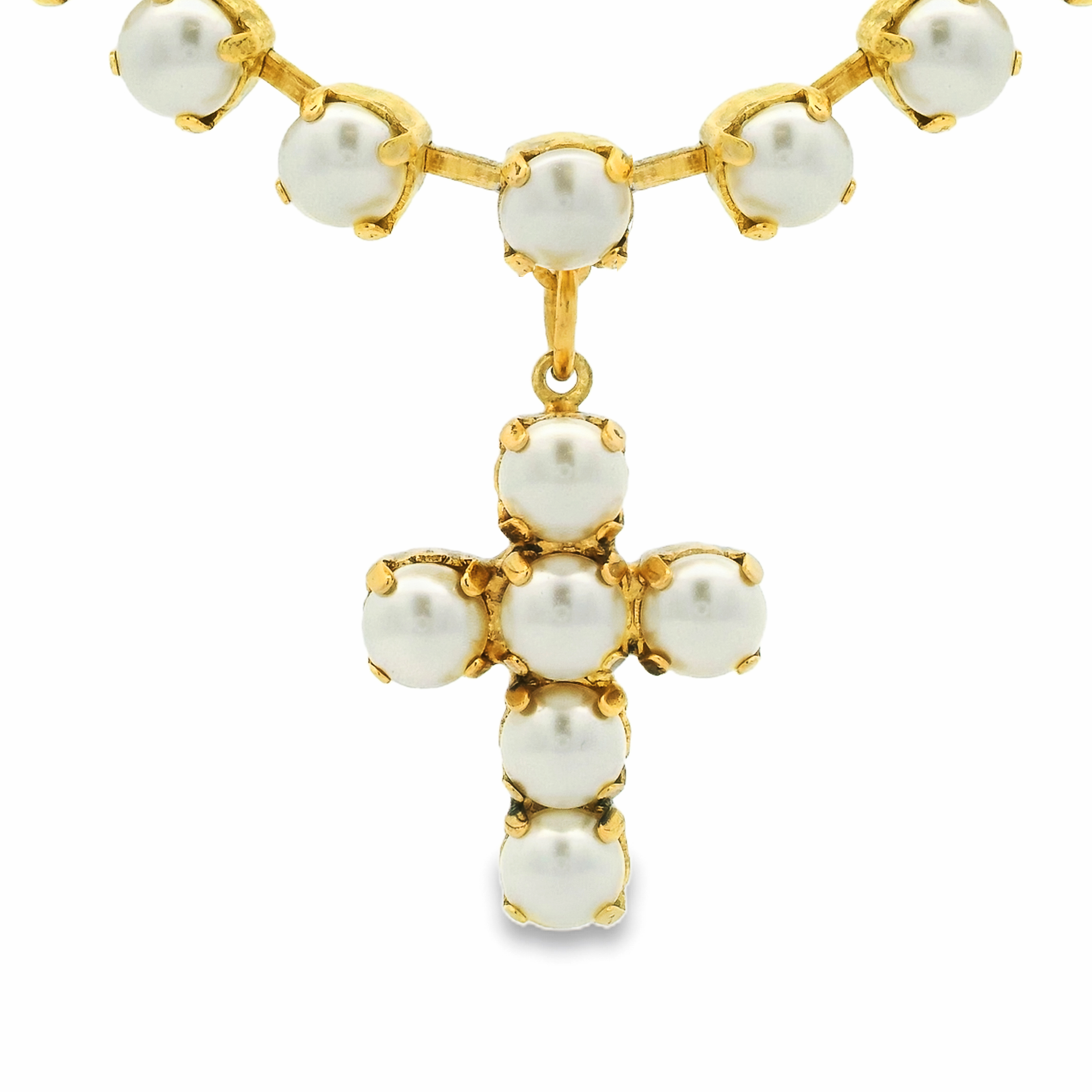 TOVA Baby Donatella Necklace in Pearls