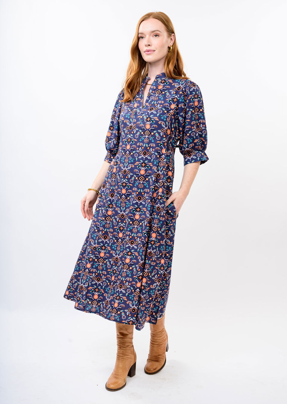 UF Midi Popover Dress 73690