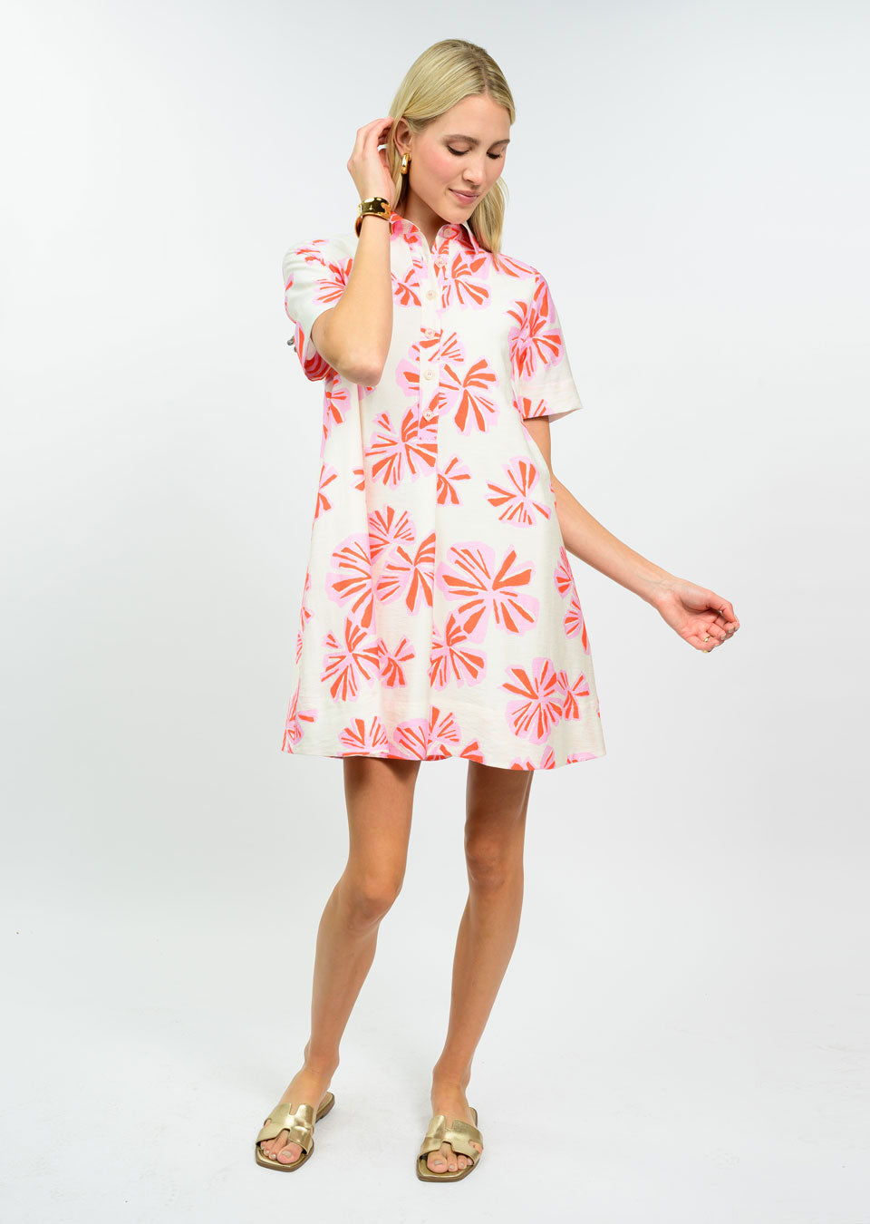 UF SWING SHIRT DRESS 75732