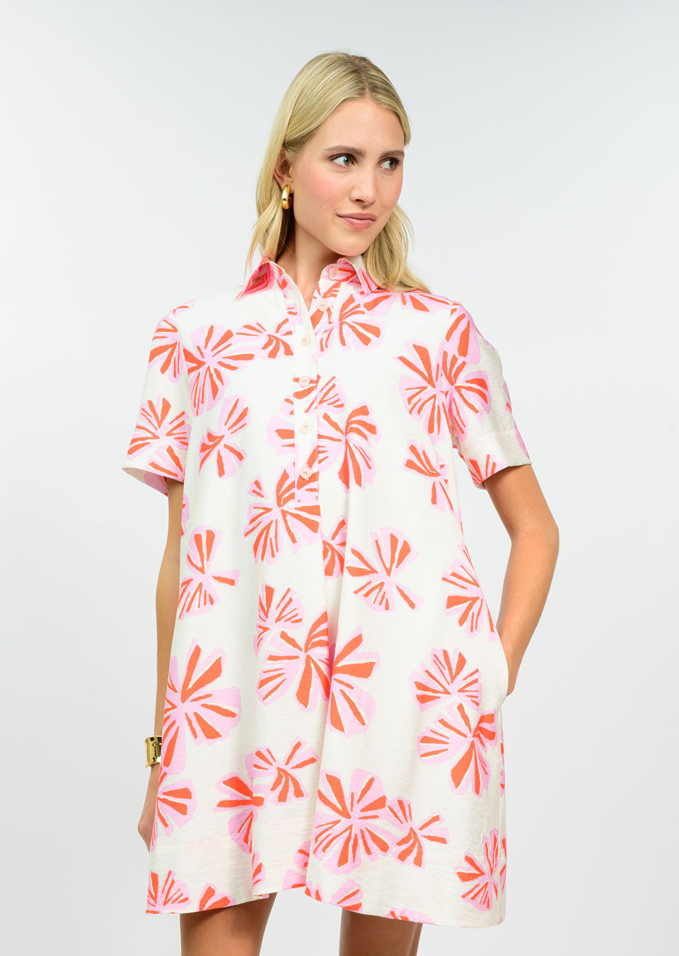 UF SWING SHIRT DRESS 75732