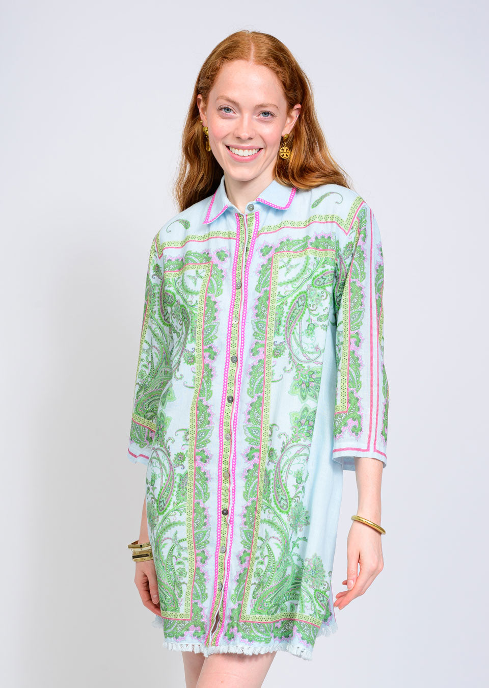 IJ Paisley Shift Dress 75736