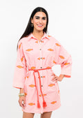 UF FISH SHIRTDRESS 75746
