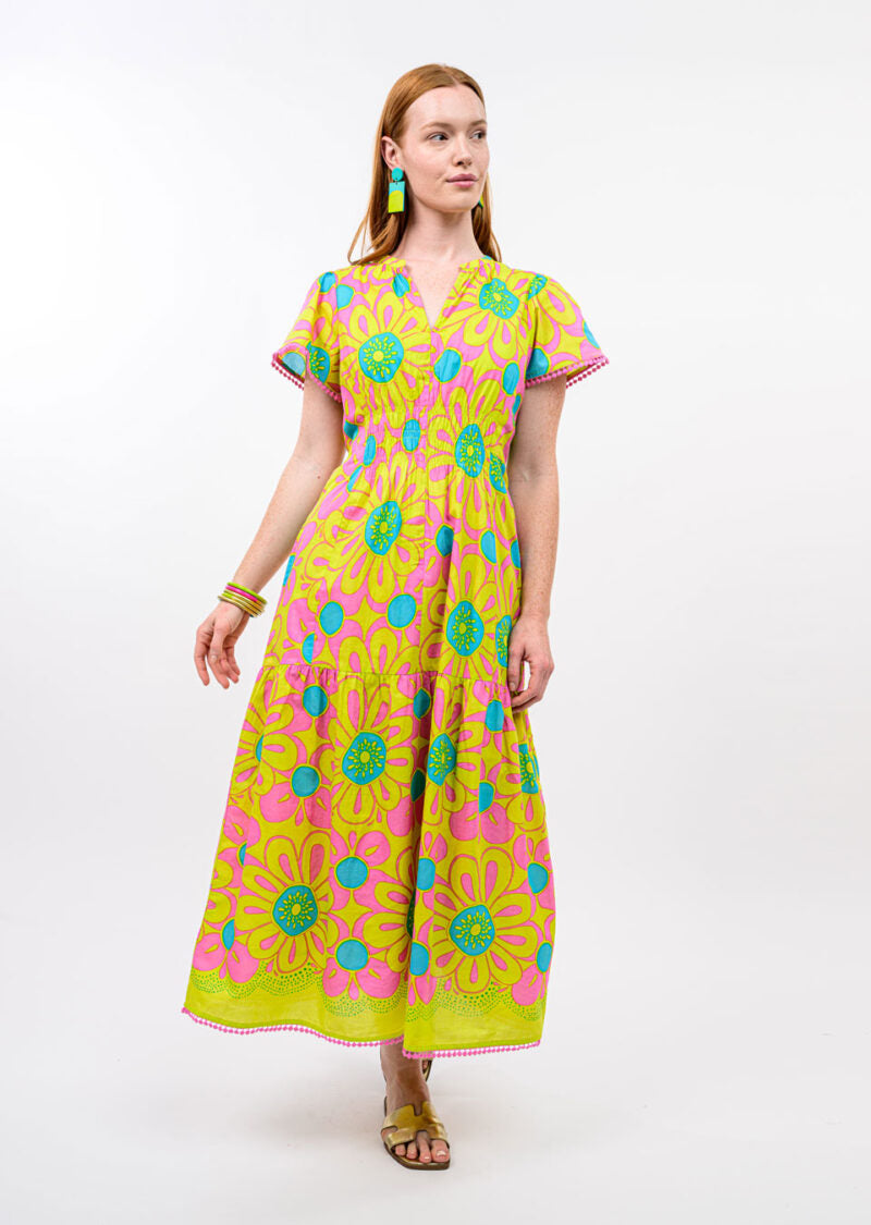 UF DAISY BORDER DRESS 75759