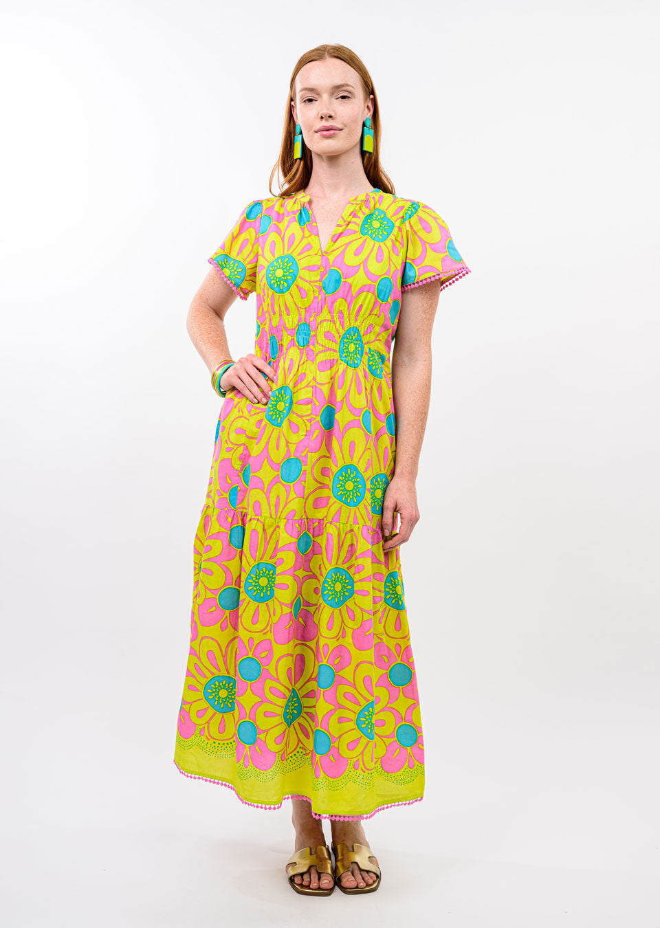 UF DAISY BORDER DRESS 75759