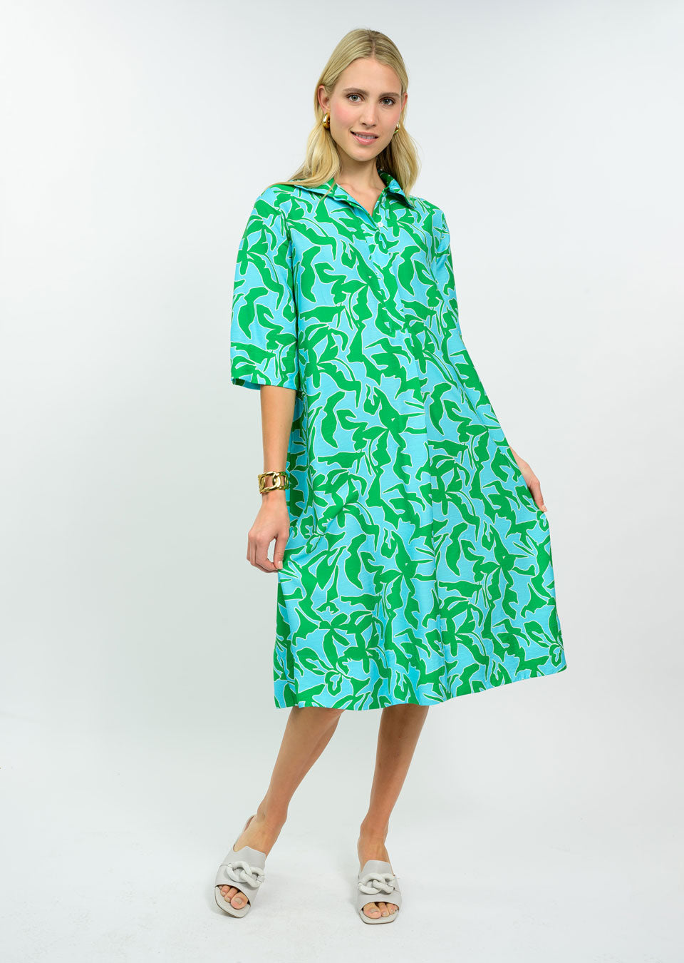UF MIDI SWING DRESS 75767