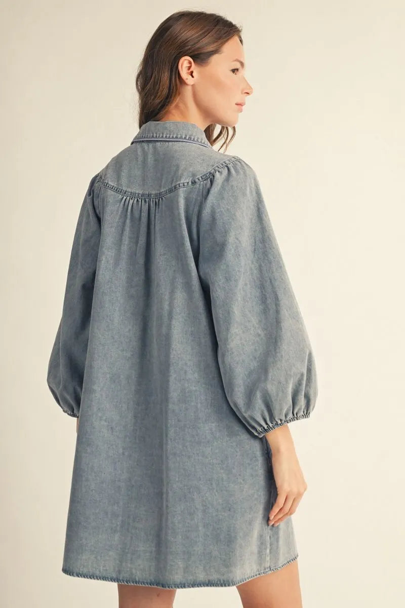 JODIFL DENIM DRESS G16526