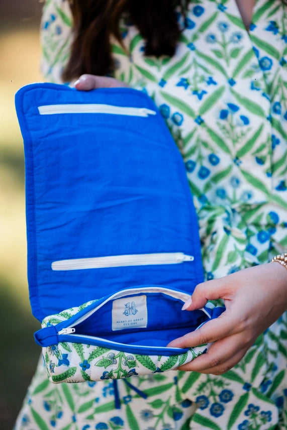 HG JARDIN BLEU LUXE QUILT JEW ROLL