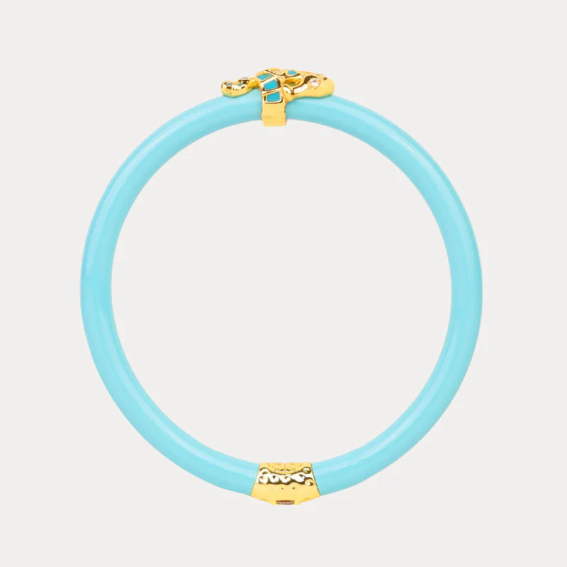 BG TURQUOISE FAUNA SEAHORSE AWB LARGE