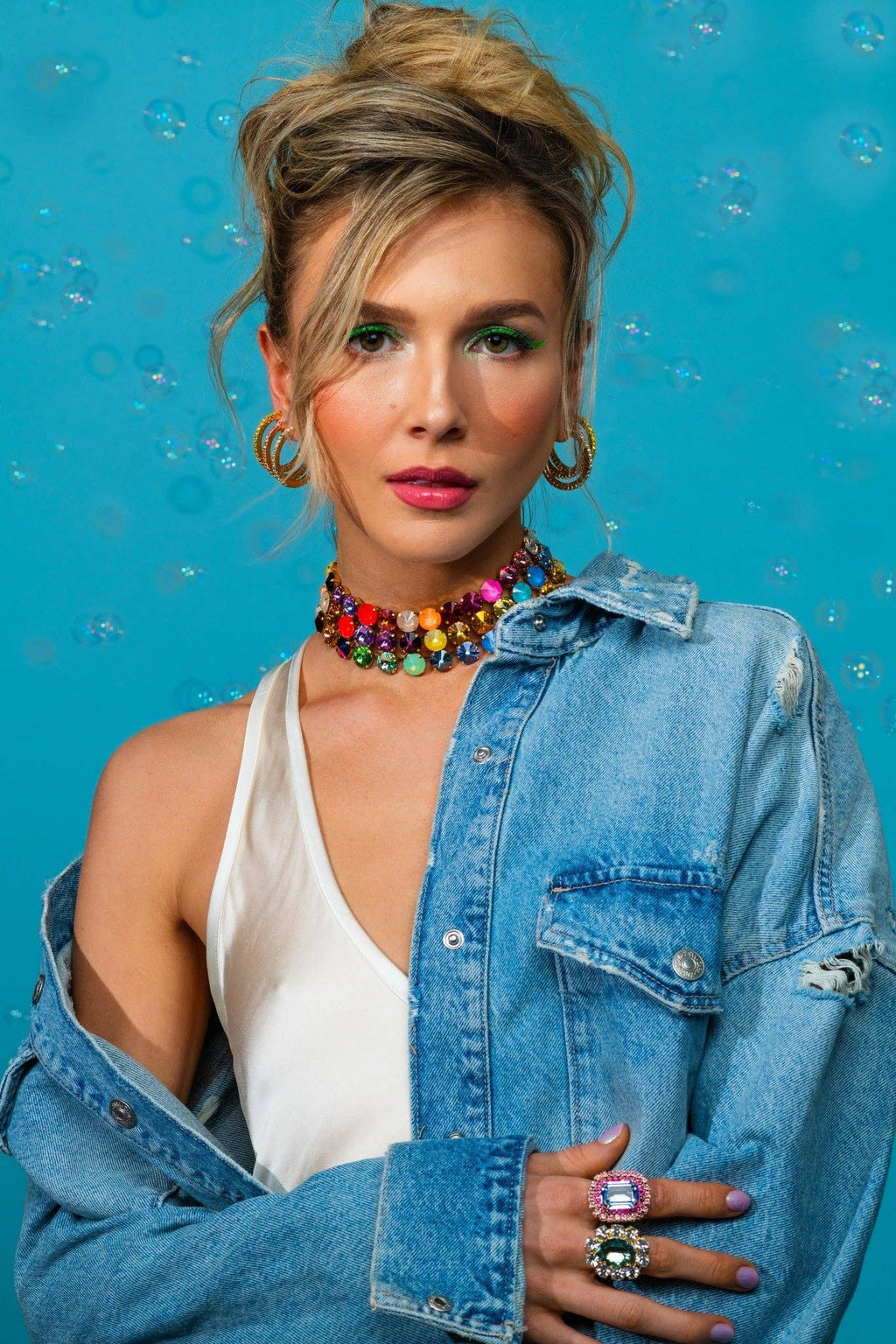 TOVA Slim Hoop Earrings
