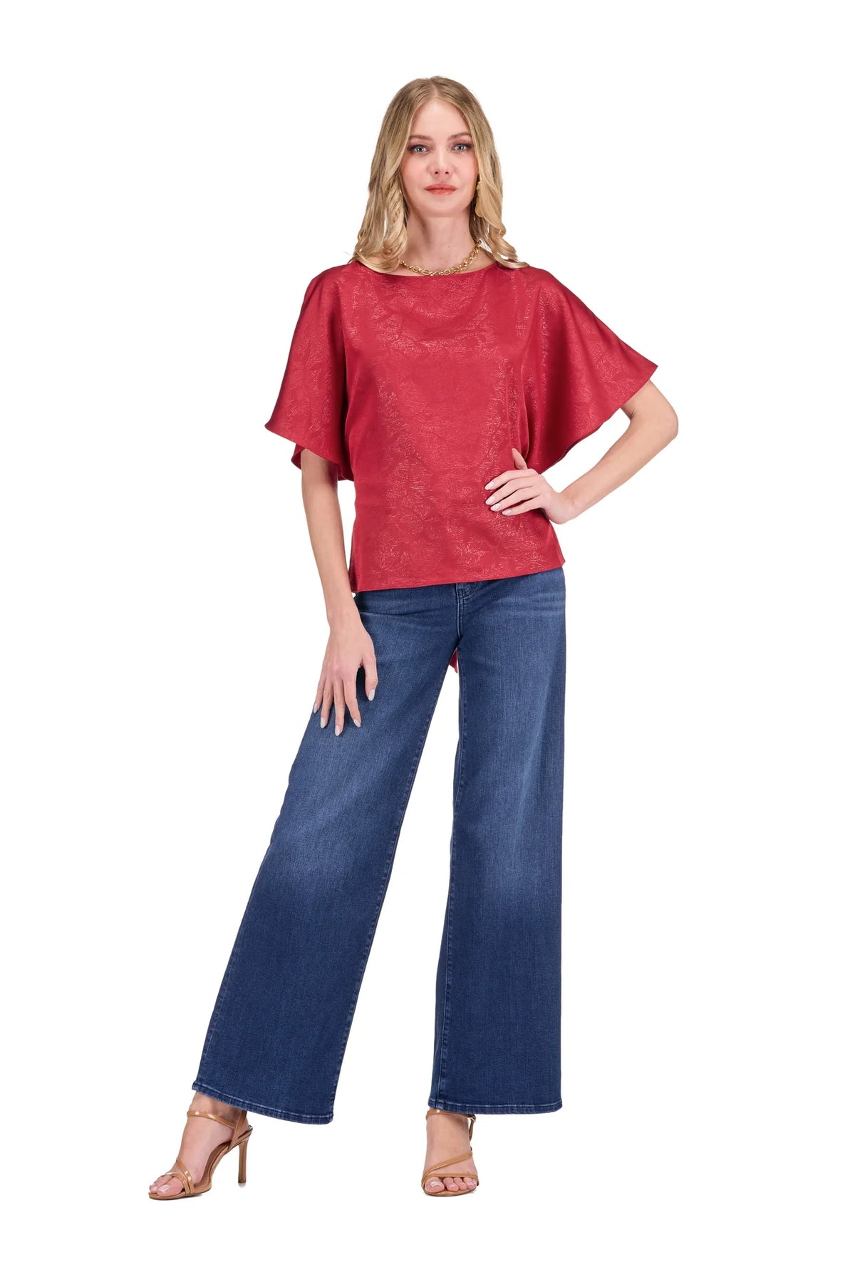 JOYJOYWINE BACK WRAP TOP 80J7697