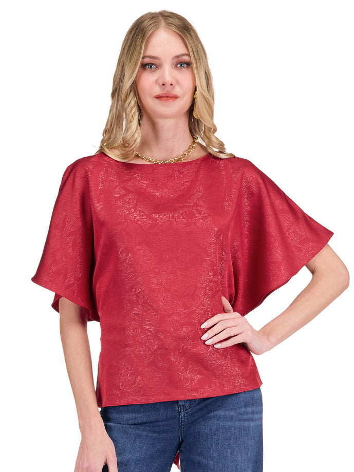 JOYJOYWINE BACK WRAP TOP 80J7697