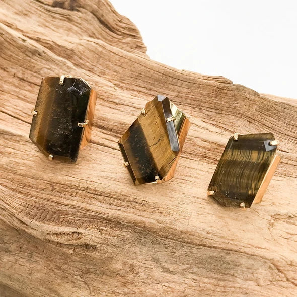 VIRTUE TIGERS EYE RING 725TE