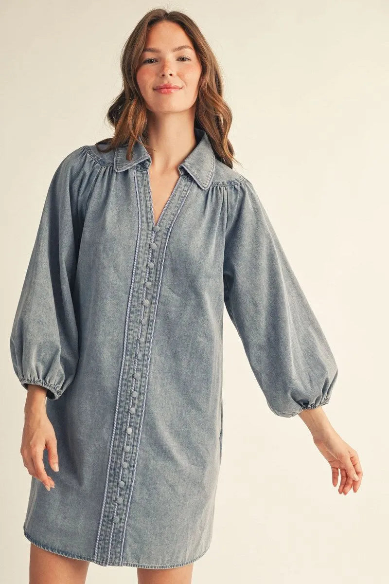 JODIFL DENIM DRESS G16526