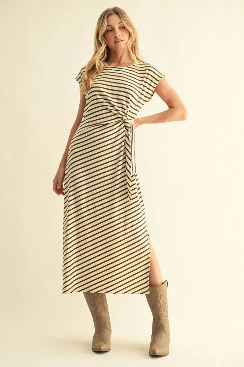 JODIFL STRIPED DRESS G16997