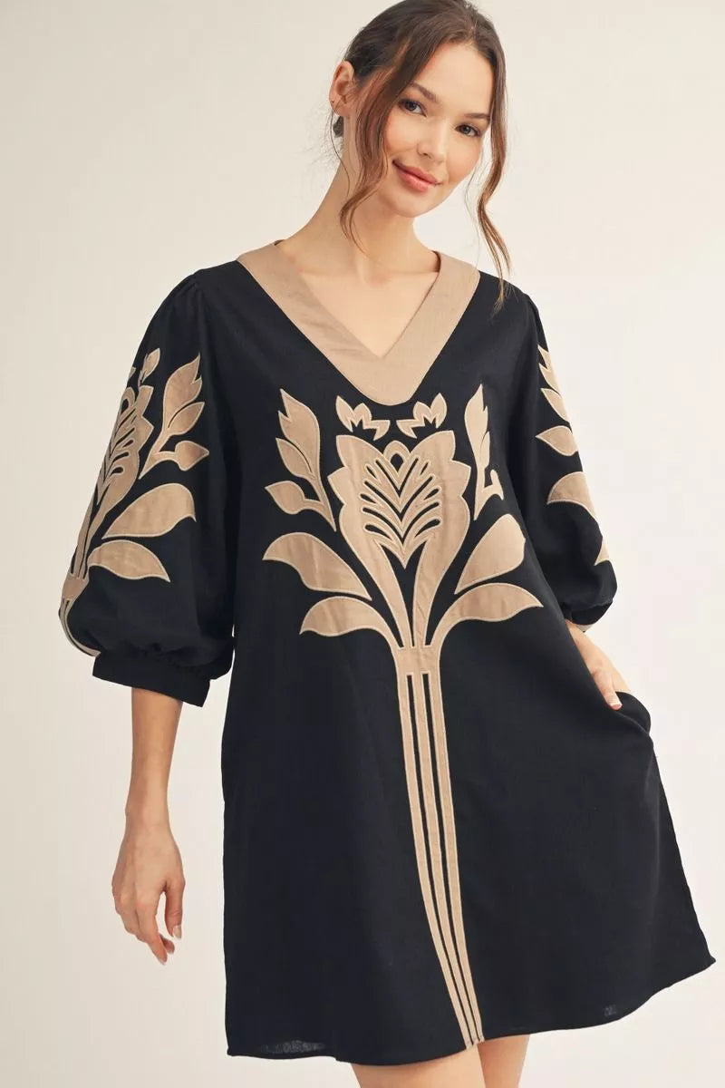 JODIFL BLACK DRESS G50766