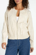 Liverpool Pale Sand Stripe Embroidered Jacket