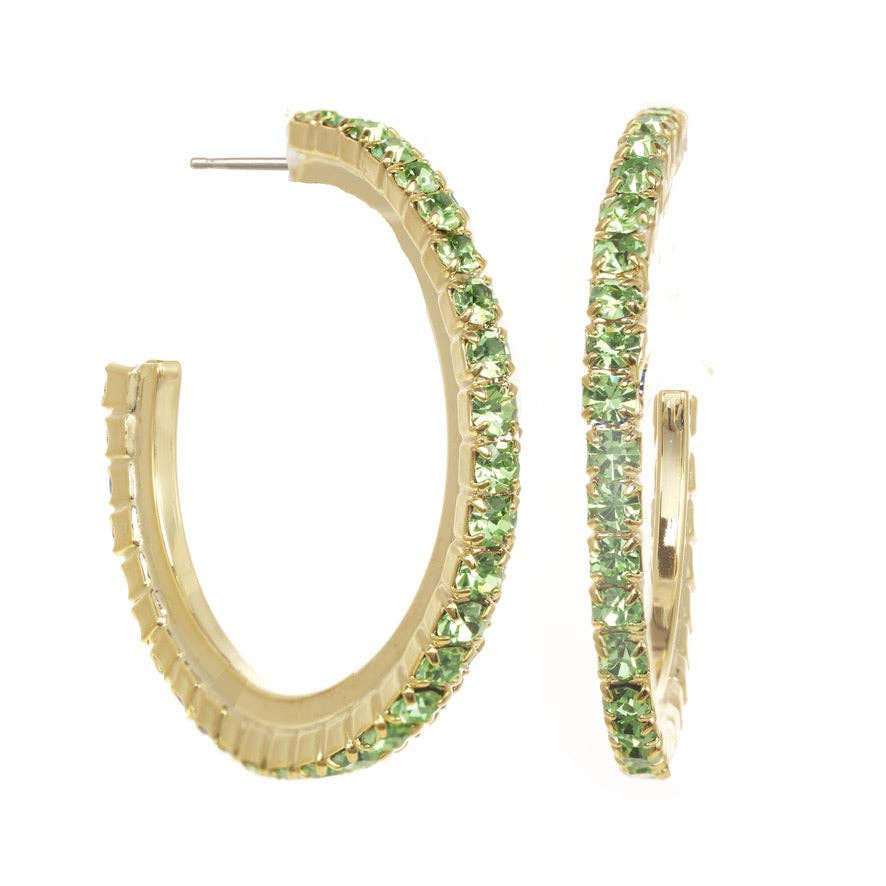 TOVA Slim Hoop Earrings