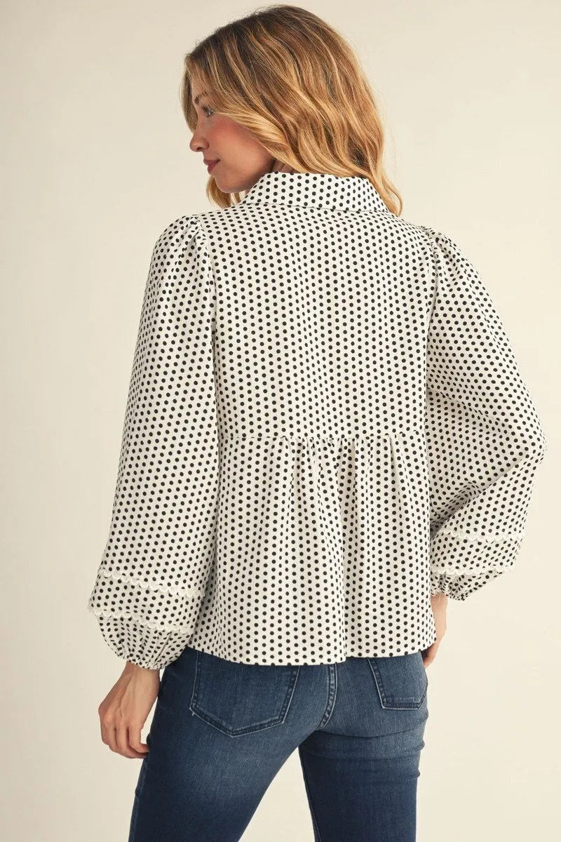 JODIFL OFF WHITE TOP H17387-1