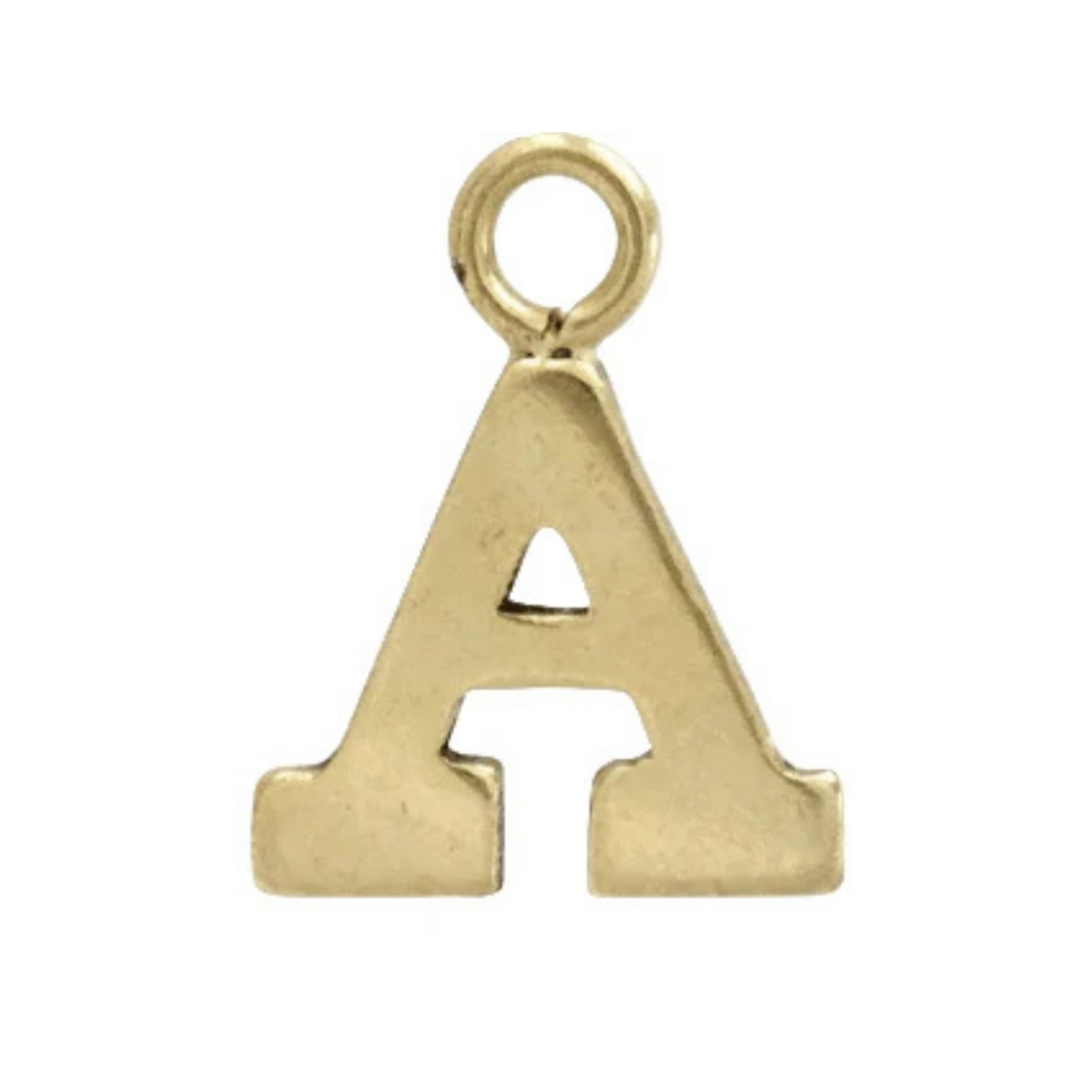 3mm Gold-Filled Initial Charm - 6.5"