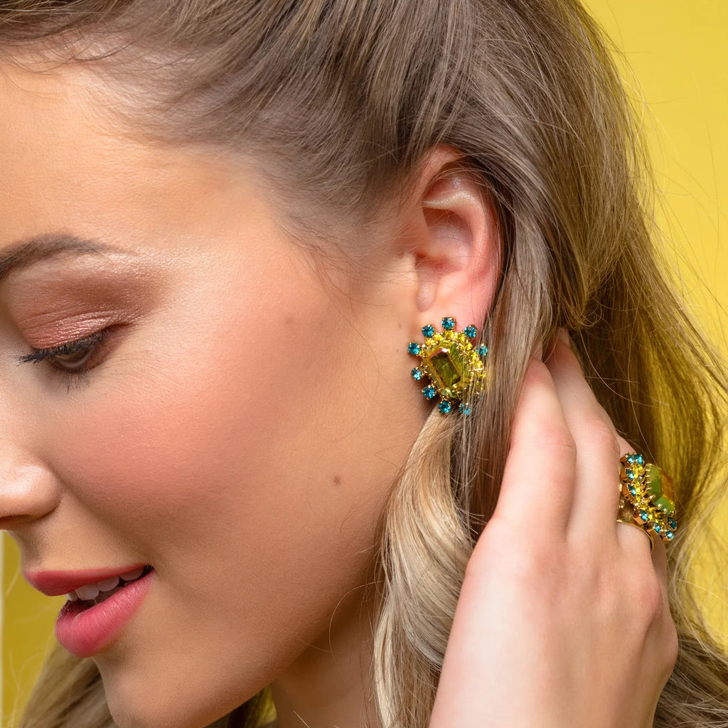 TOVA SIS EARRINGS IN WATERMELON