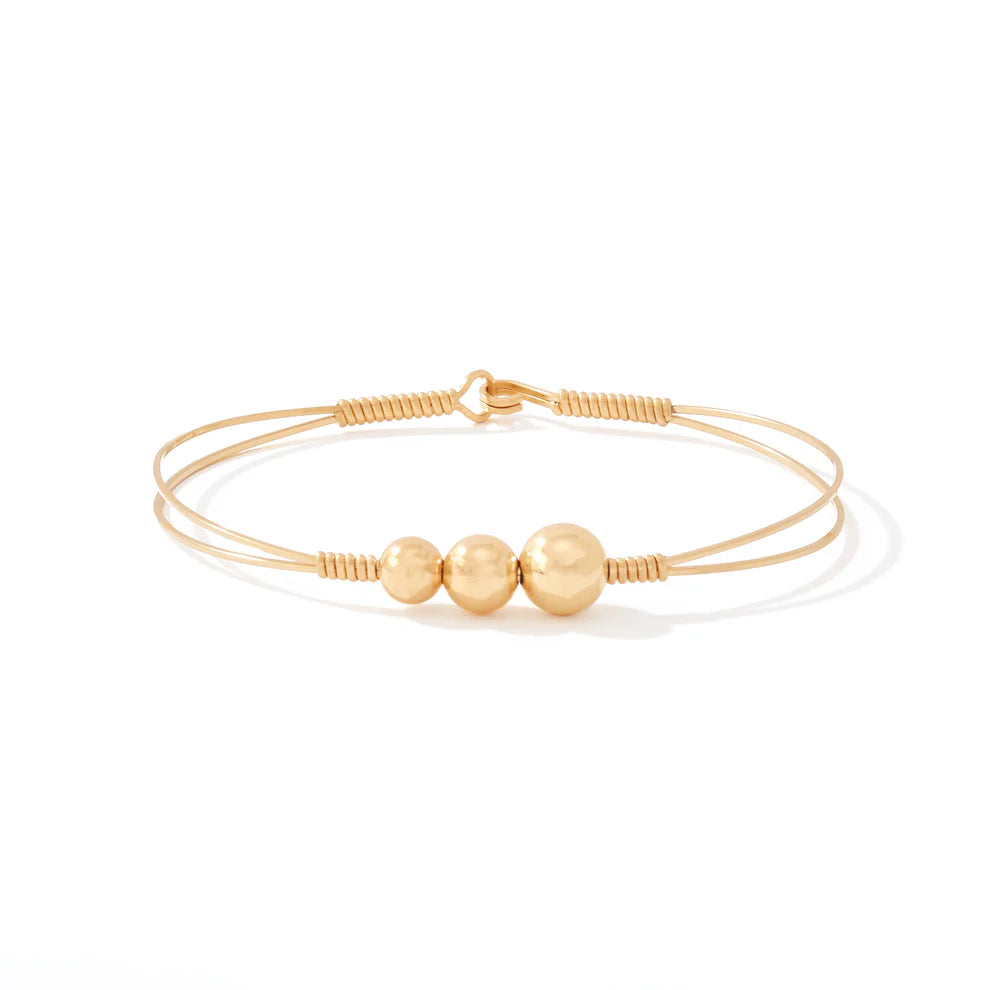 A LOVE THAT REMAINS BRACELET-14K GOLD ARTIST WIRE 7" S/M