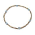The Aspen Bracelet in Pale Turquoise Opal - 7 inches
