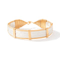 ELIZABETH RONALDO BRACELET GOLD/SILVER 7"M