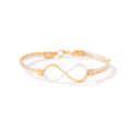INFINITY BRACELETS GOLD/SILVER 6.5"XS