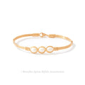 WAVERLY BRACELET 14K GOLD ARTIST WIRE /7"-S