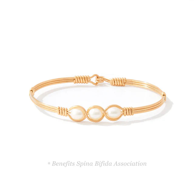 WAVERLY BRACELET 14K GOLD ARTIST WIRE /6.5"-XS