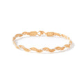 A Mother's Love Bracelet - 14K Gold Artist Wire and Sterling Silver / 6.5" - XS