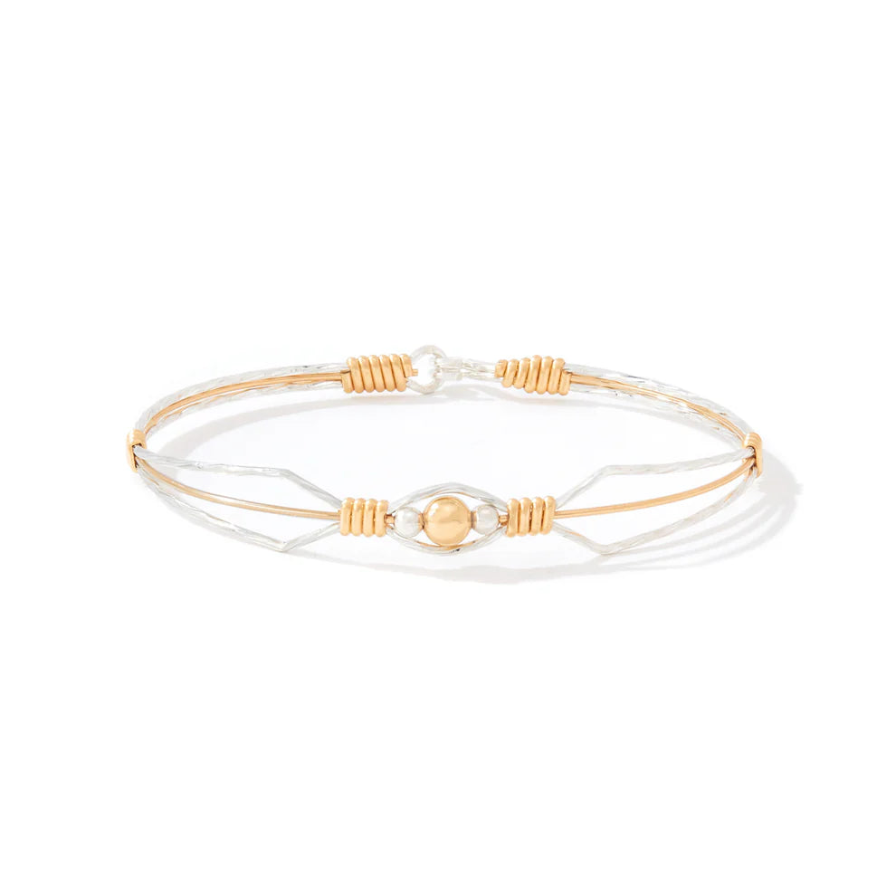 I AM WORTHY BRACELET GOLD/SILVER 6.5"XS
