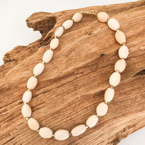 VIRTUE TRIBAL OVAL STUDDED NECKLACE 8769