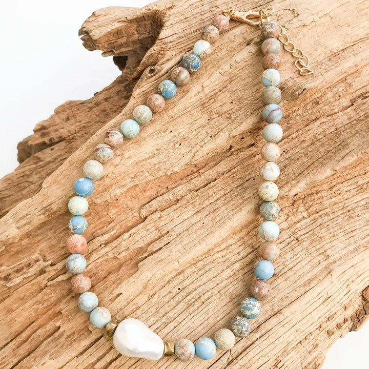 Virtue Kamryn Shell Pearl Necklace